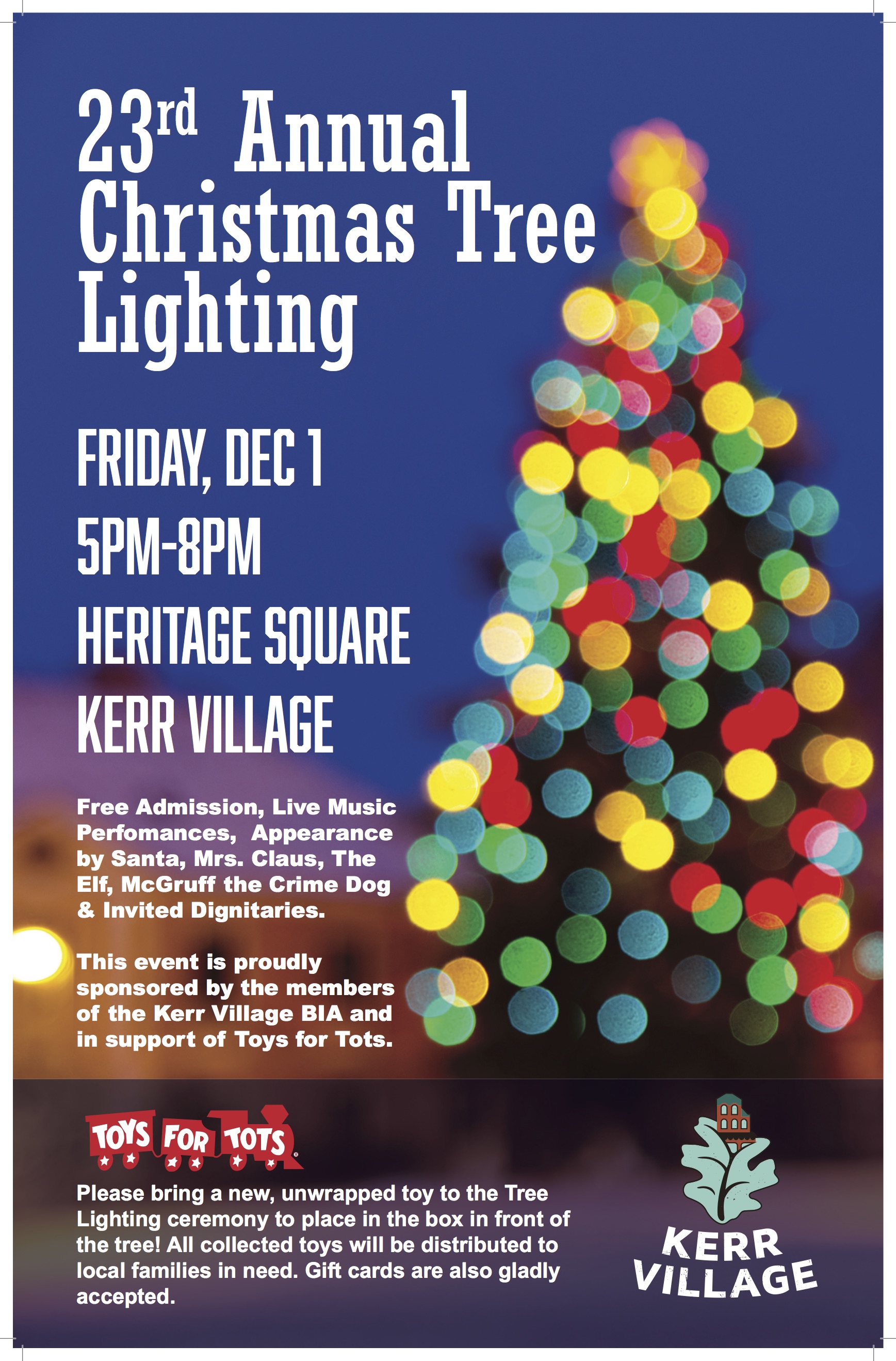 23rd Annual Kerr Village Christmas Tree Lighitng